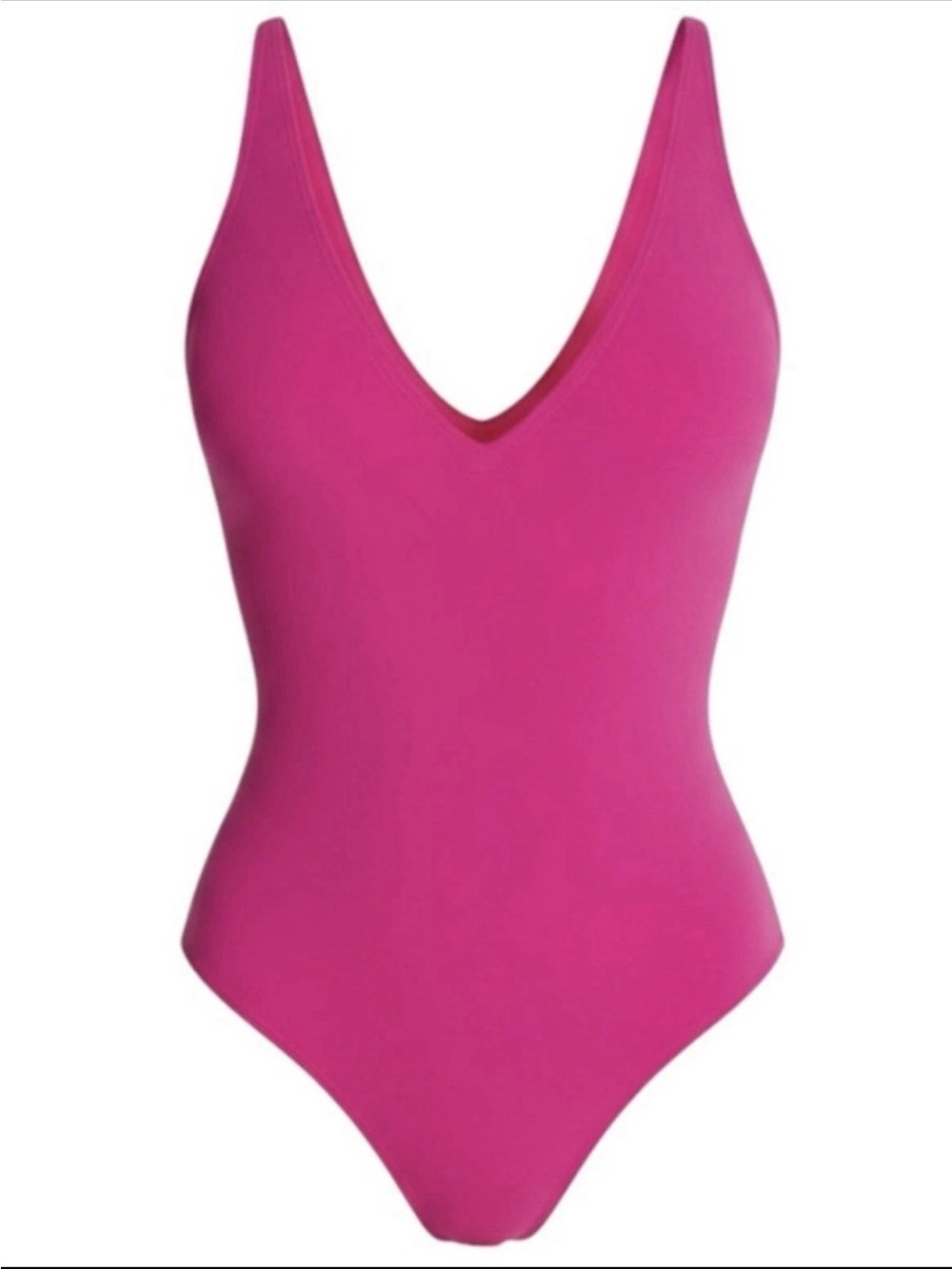 New Ta3 Plungey One Piece Swimsuit Lace Up Pink
